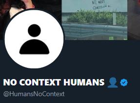 No context humans twitter - Out of Context Human Race (@NoContextHumans) / Twitter Out of Context Human Race @NoContextHumans The ORIGINAL Out of Context Human Race page! Contact via DM or nocontexthumans@outlook.com Entertainment & Recreation United Kingdom Joined June 2019 134 Following 2.7M Followers 1 Subscription Replies Highlights Media Out of Context Human Race 